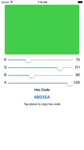 RGB Color App - RGB Value Converter Hex Color Code screenshot 2