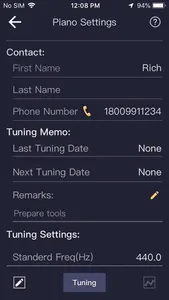 Piano Tuner(Pro Edition) screenshot 1