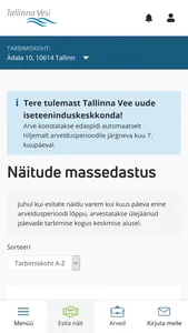 Tallinna Vesi iseteenindus screenshot 4