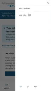 Tallinna Vesi iseteenindus screenshot 5