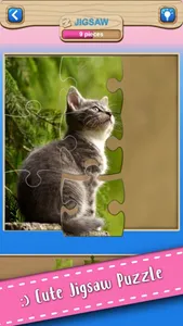 Cute Kitten Cat Jigsaw Puzzle screenshot 2