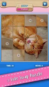 Cute Kitten Cat Jigsaw Puzzle screenshot 4