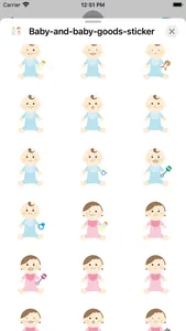 Baby and baby goods sticker screenshot 0