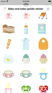 Baby and baby goods sticker screenshot 1