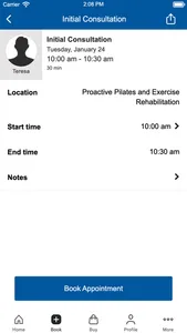 Proactive Pilates screenshot 2