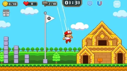 Super Jim Jump:  Classic Platform Game screenshot 0