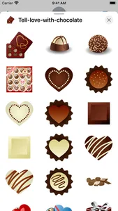 Tell love with chocolate screenshot 0