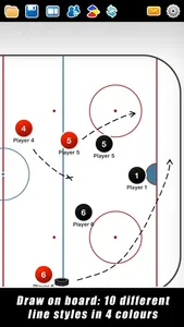 Coach Tactic Board: Hockey screenshot 2