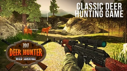 Wild Deer hunting 2017 - Safari Sniper Shooting 3D screenshot 1