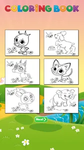 animal coloring page for kids screenshot 3