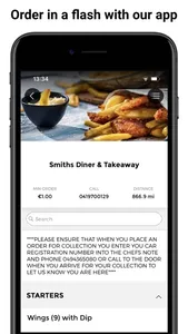 Smiths Diner & Takeaway App screenshot 0