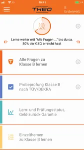 Theo - Führerscheintrainer screenshot 1