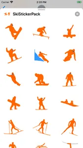 Ski Stickers screenshot 3