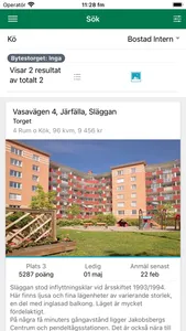 Järfällahus bostadsapp screenshot 1