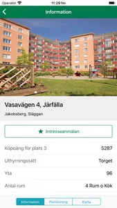 Järfällahus bostadsapp screenshot 2