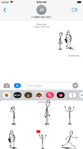 Stick Figures Sticker screenshot 1