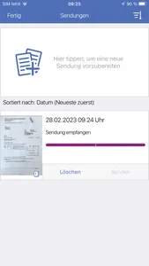 uniVersa RechnungsApp screenshot 5