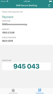 DNB Authenticator screenshot 1