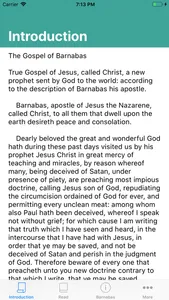 Gospel of Barnabas screenshot 0