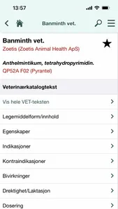 Veterinærkatalogen screenshot 1