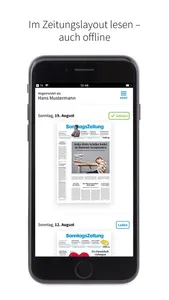 SonntagsZeitung E-Paper screenshot 0