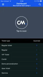 CM Tickets Ticket Scanner screenshot 0