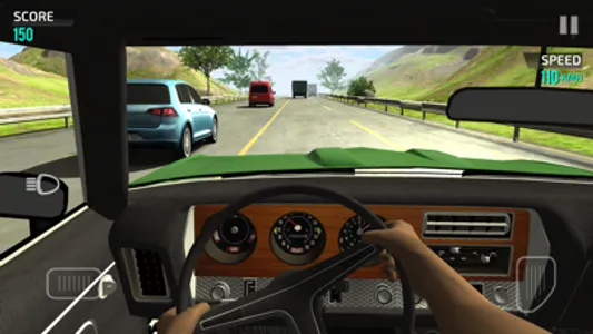 Racing in Car 2 screenshot 1