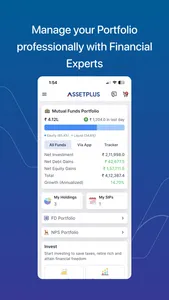 AssetPlus - Mutual Funds & SIP screenshot 0