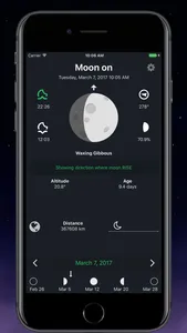 Moon Now - Lunar Phases screenshot 1