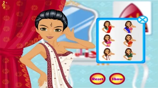 Indian Princess Salon Fashion Dressup and make up screenshot 0