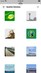 Seattle Stickies for iMessage screenshot 1