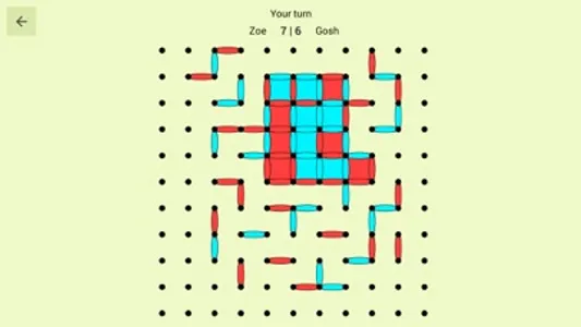 Dots and Boxes Online screenshot 2