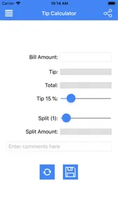 Tip_Calculator screenshot 1