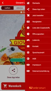 Giovanni Lieferservice screenshot 2