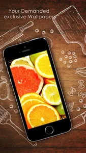 Food Wallpapers - Personalised Your Phone Screen screenshot 2