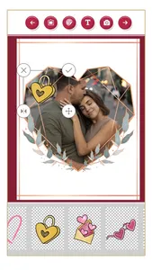 New and romantic love frames screenshot 3