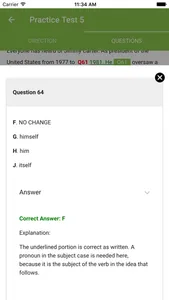 ACT English Practice Tests screenshot 4