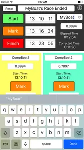 Sail Race Time screenshot 2