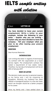 IELTS Letters screenshot 2