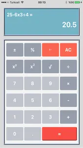 Basic Calculator (-/+) screenshot 1