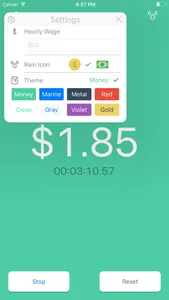 Worth - Hourly Wage Timer screenshot 1