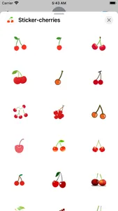 Sticker cherries screenshot 0