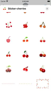 Sticker cherries screenshot 1