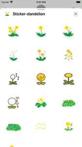 Sticker dandelion screenshot 0