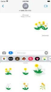 Sticker dandelion screenshot 1