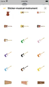 Sticker musical instrument screenshot 1