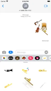 Sticker musical instrument screenshot 3