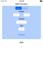 BMR Calculator - Basal Metabolic Rate Calc Resting screenshot 2