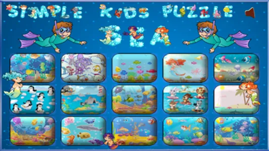 Puzzle Kids Games -- Family Fish Jigsaw screenshot 1