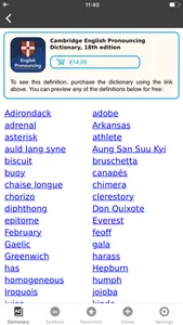 English Pronouncing Dictionary screenshot 0